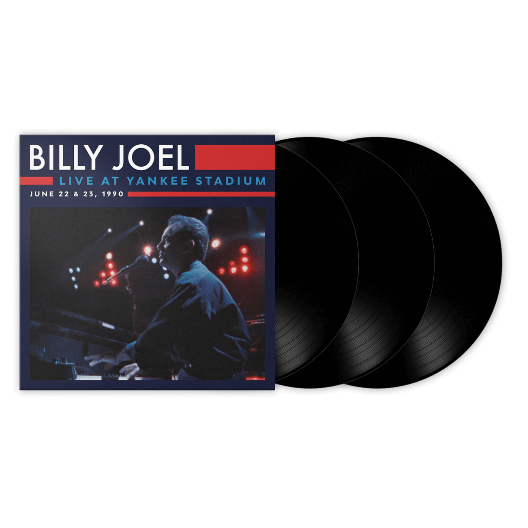 Live At Yankee Stadium 3 LP BILLY JOEL Billy, Joel, Stadium, Yankee, live, directo, 1990, piano, concierto en SMFSTORE