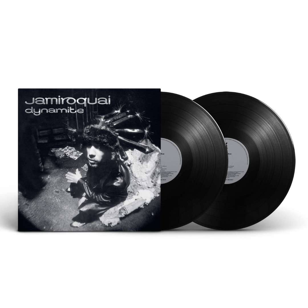Dynamite 2LP Jamiroquai en SMFSTORE Jamiroquai, dynamite, acid, jazz, funk, vinilo, vinyl, reedición