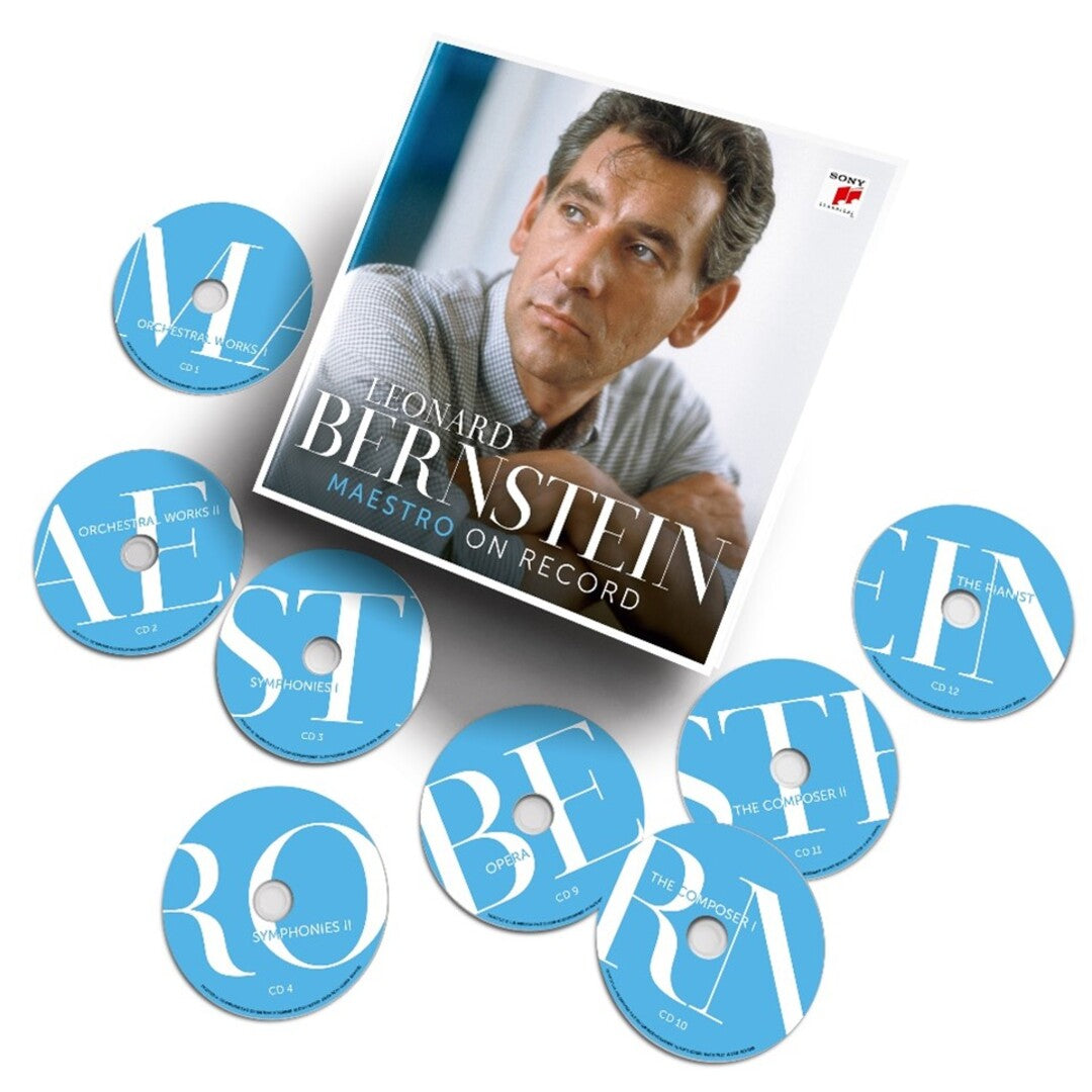 Maestro on Record 12 CD Leonard Bernstein  en Smfstore