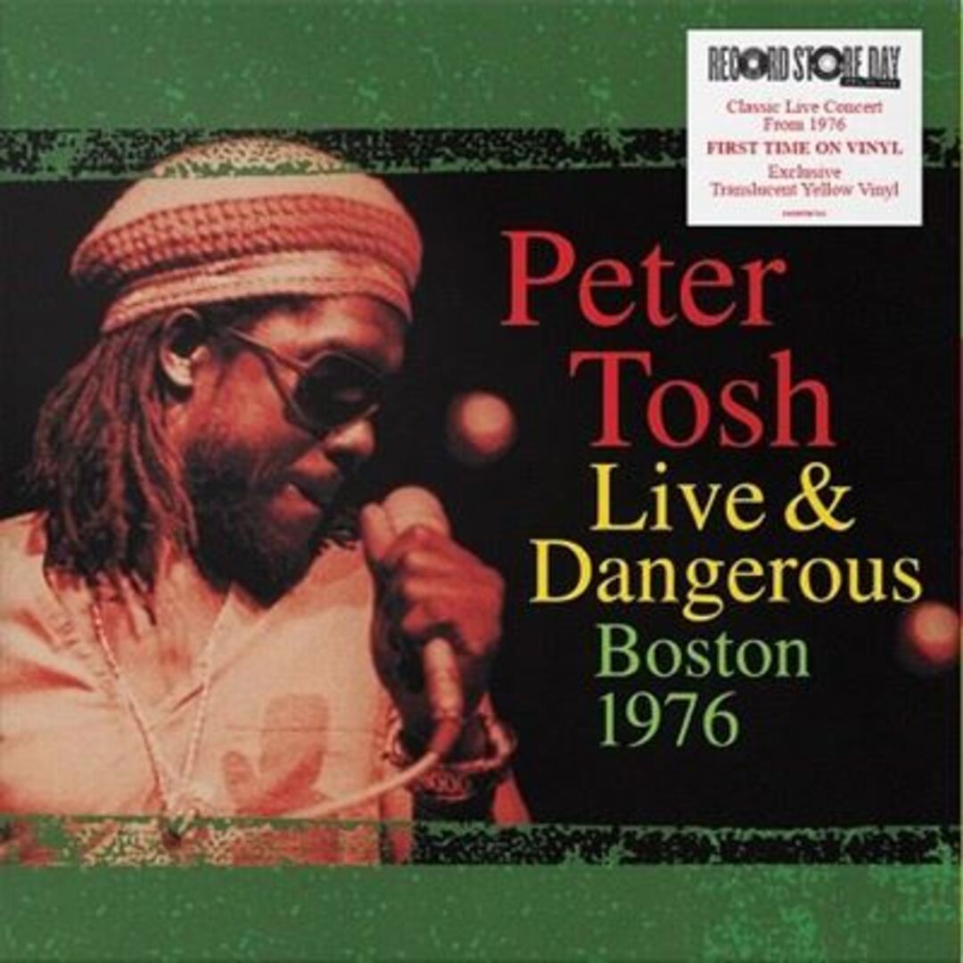 Live & Dangerous: Boston 1976 2 Lp´s Amarillos Peter Tosh en Smfstore