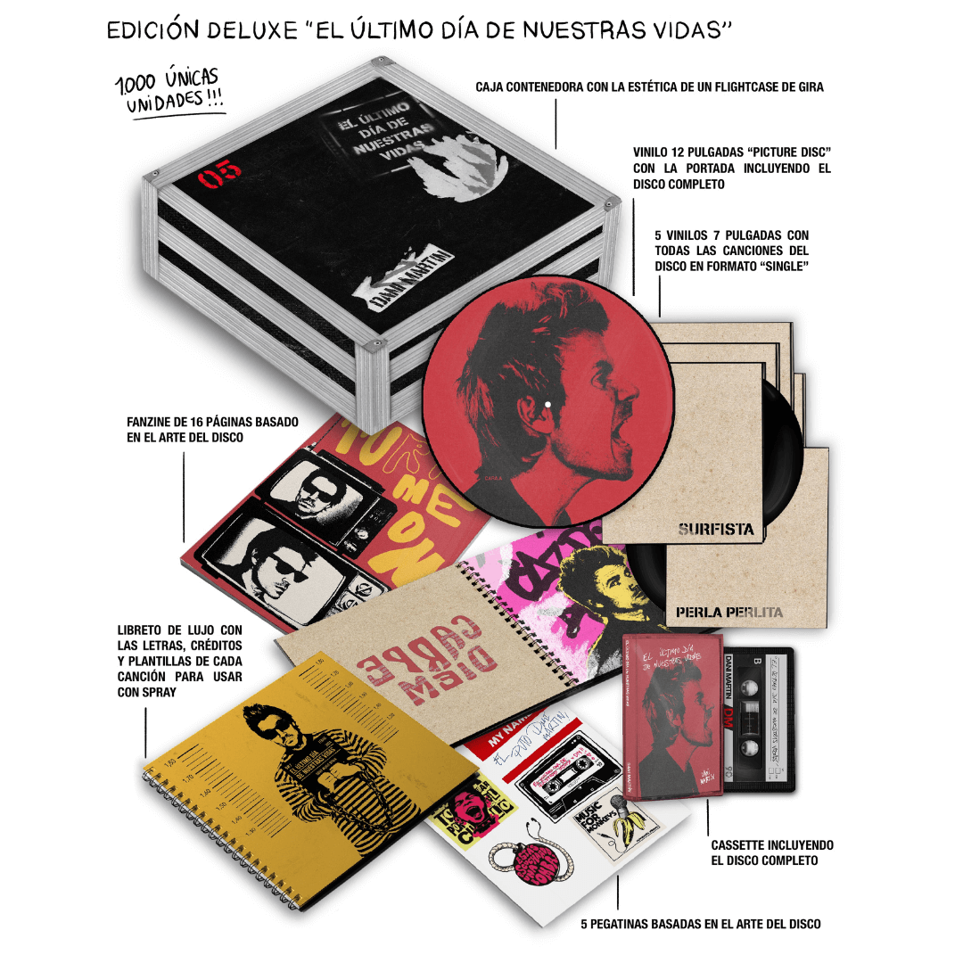 El Último Día de Nuestras Vidas - Caja Edición Deluxe CD/MC/LP/7" Dani Martín en SMFSTORE