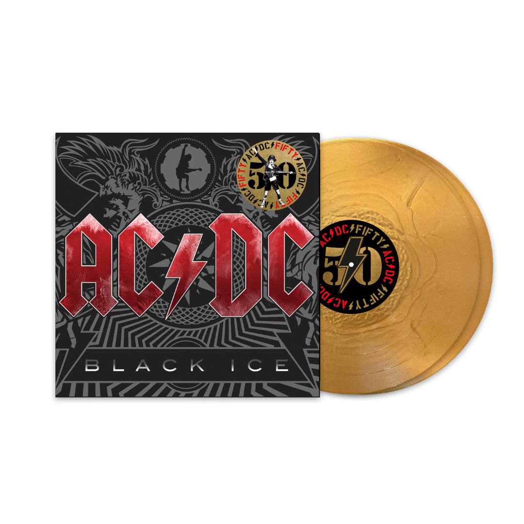 Black Ice doble LP Edición 50ª Aniversario Vinilo Dorado en SMFSTORE AC/DC, Black  Ice, 2 LP, doble vinilo dorado, edición de coleccionista, 50th anniversary, 50 aniversario, rock and roll, heavy metal.