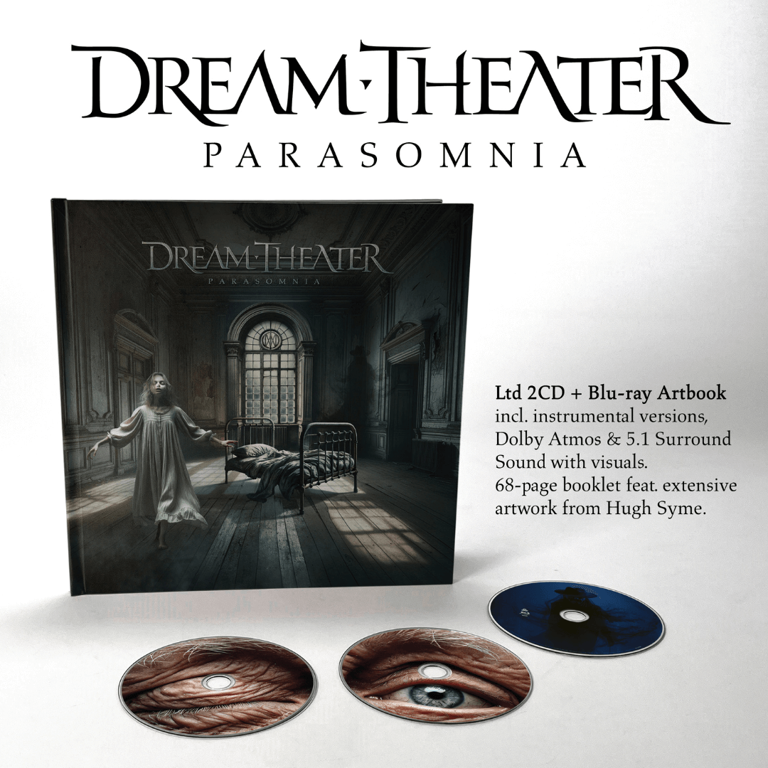 Parasomnia 2 CD + 1 Blu Ray  Dream Theater en SMFSTORE new album, Parasomnia, metal, metal progresivo, heavy metal, James LaBrie, John Petrucci, John Myung, Jordan Rudess, Mike Portnoy 
