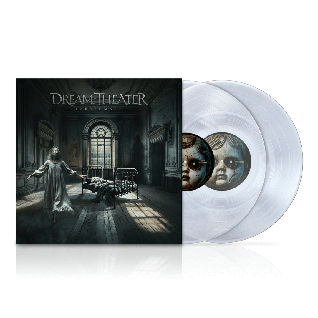 Parasomnia 2LPs color ultra clear transparente  Dream Theater en SMFSTORE new album, Parasomnia, metal, metal progresivo, heavy metal, James LaBrie, John Petrucci, John Myung, Jordan Rudess, Mike Portnoy 
