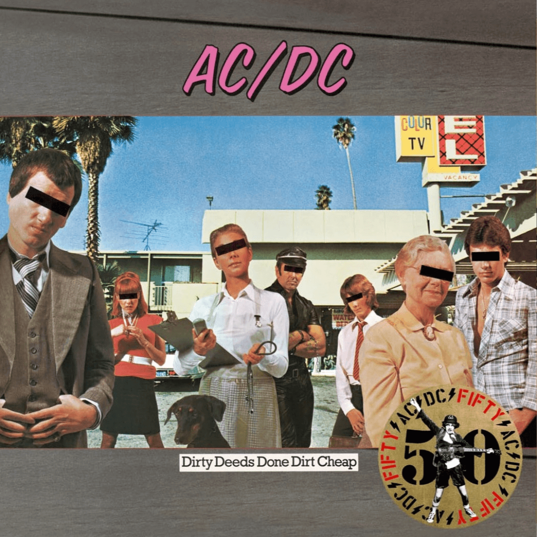 50 años de AC/DC Toda su discografía en edición especial en vinilo dorado  en SMFSTORE