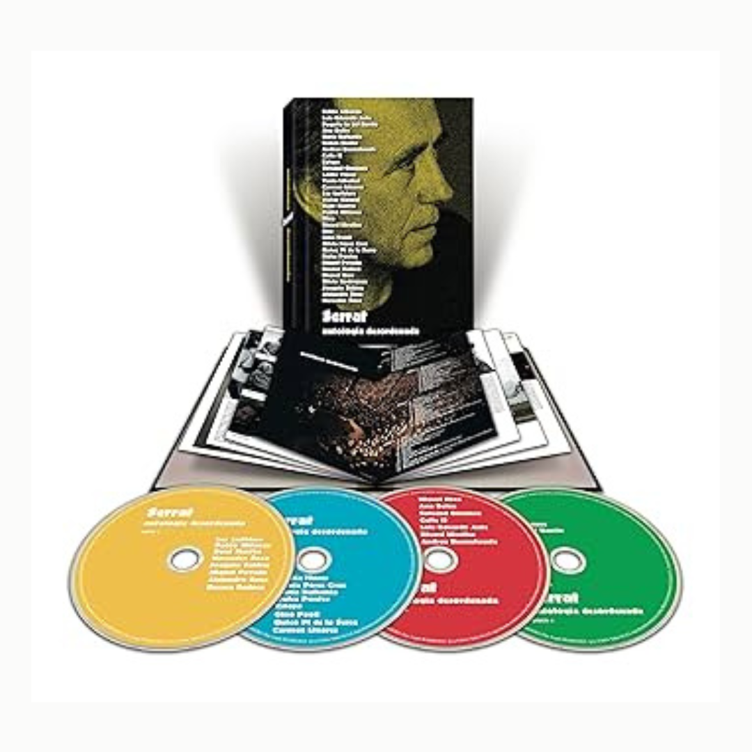 Antología Desordenada 4 CD pack con libreto de 104 pags Serrat  en Smfstore