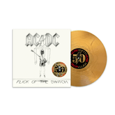 Flick Of The Switch LP Edición 50ª Aniversario Vinilo Dorado en SMFSTORE AC/DC, Flick Of The Switch, LP, vinilo dorado, edición de coleccionista, 50th anniversary, 50 aniversario, rock and roll, heavy metal.