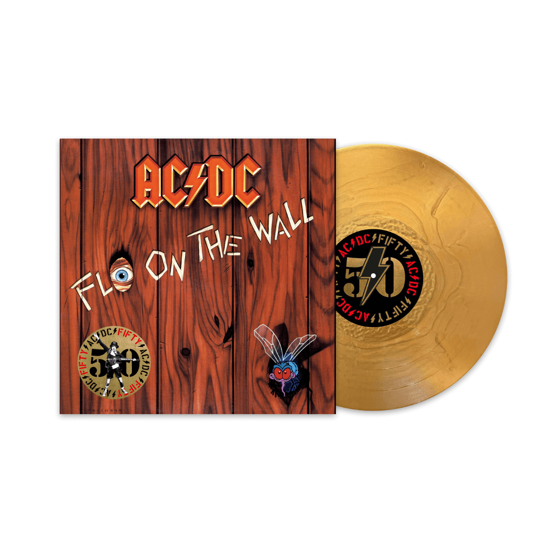 Fly On The Wall LP Edición 50ª Aniversario Vinilo Dorado en SMFSTORE AC/DC, Fly On The Wall, LP, vinilo dorado, edición de coleccionista, 50th anniversary, 50 aniversario, rock and roll, heavy metal.