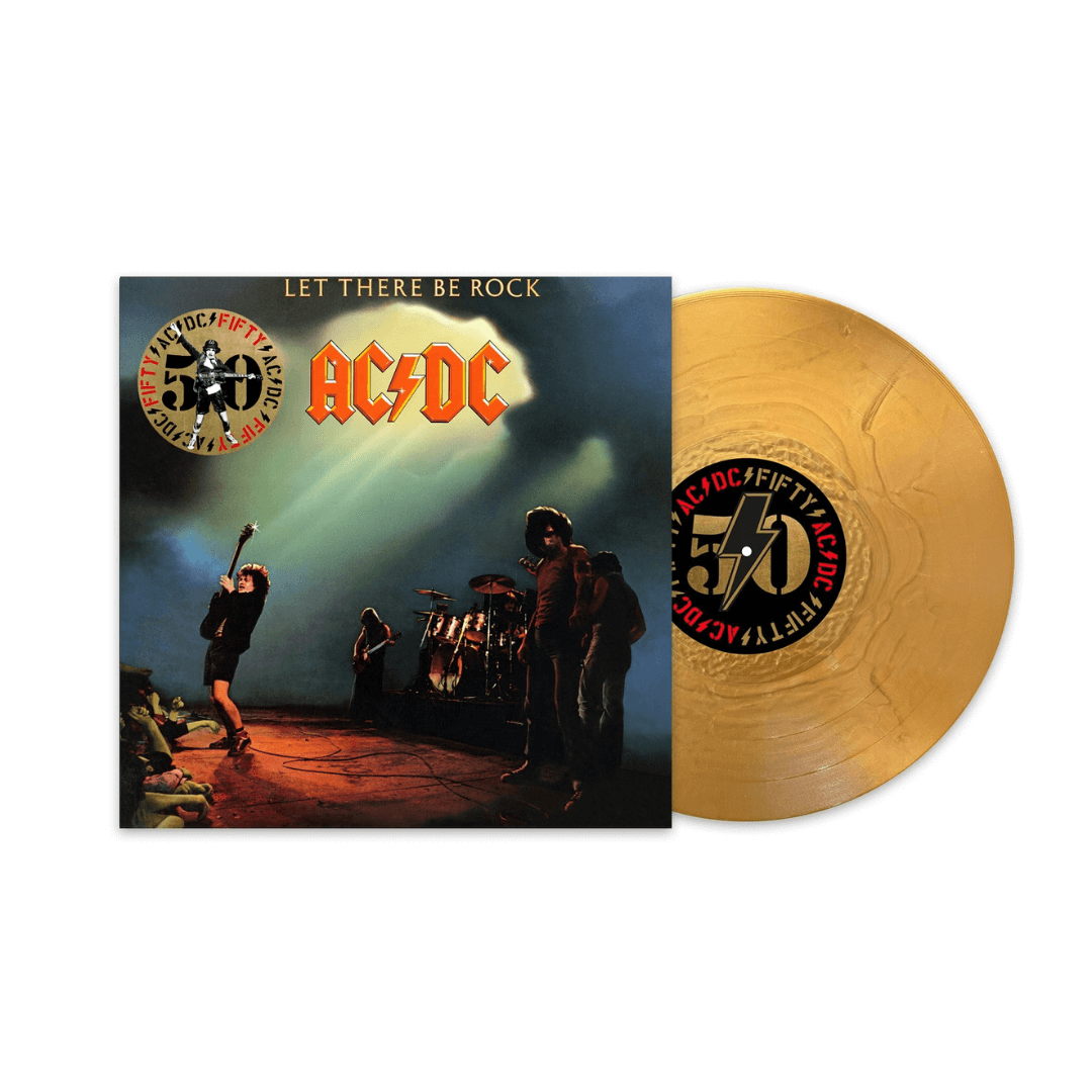 Let There Be Rock LP Edición 50ª Aniversario Vinilo Dorado AC/DC en SMFSTORE