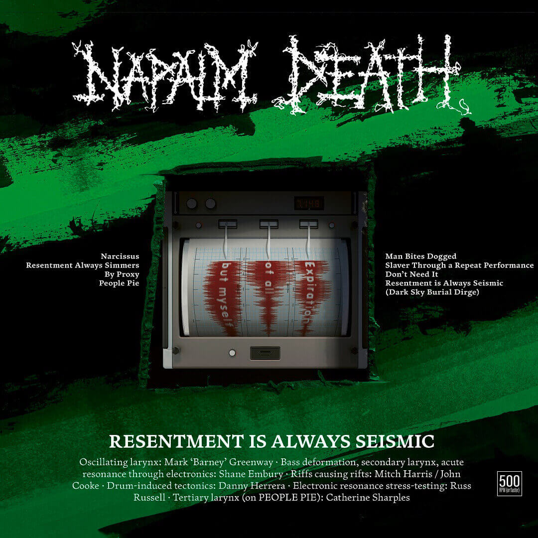Resentment is Always Seismic - a final throw of Throes Standard CD Jewelcase Napalm Death en Smfstore