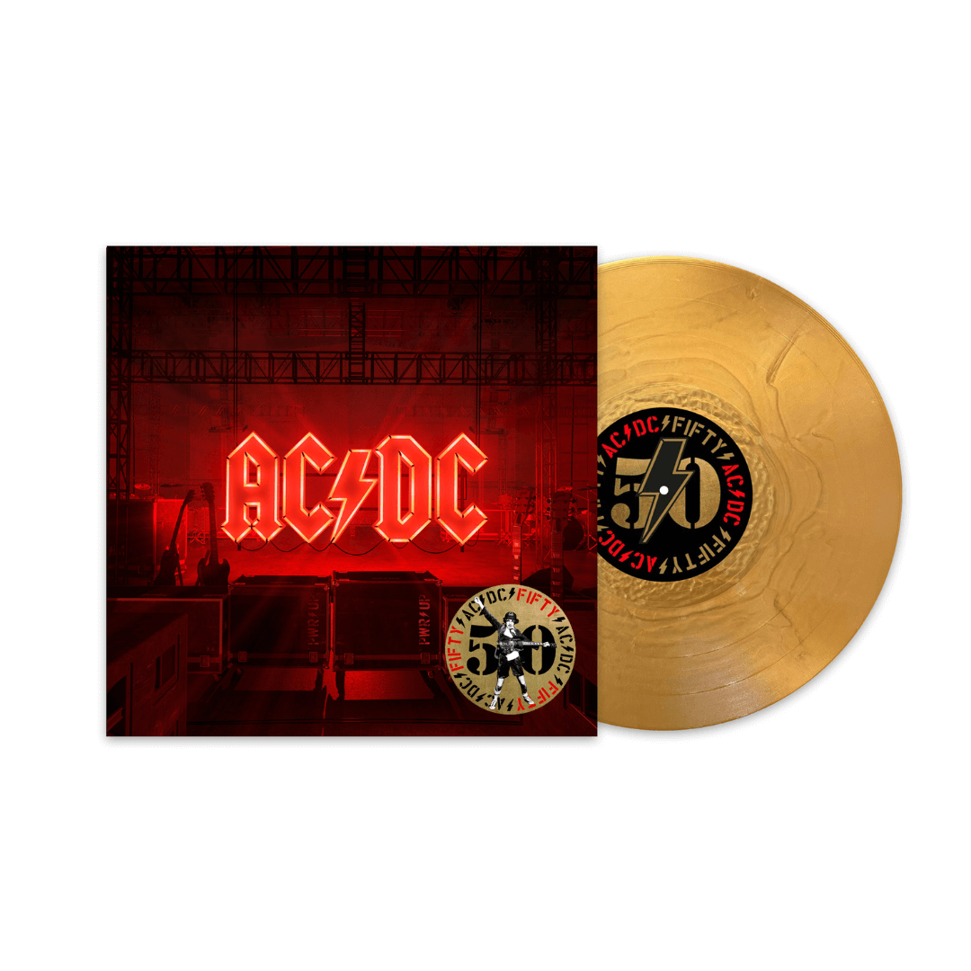 Power Up LP Edición 50ª Aniversario Vinilo Dorado en SMFSTORE AC/DC, Power Up, LP, vinilo dorado, edición de coleccionista, 50th anniversary, 50 aniversario, rock and roll, heavy metal.