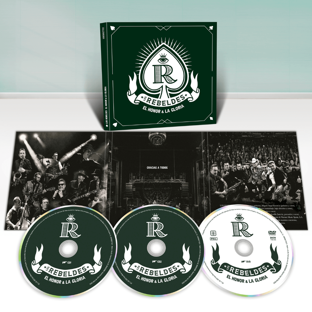 El Honor y La Gloria (Directo) 2 CDs+ DVD Los Rebeldes en SMFSTORE