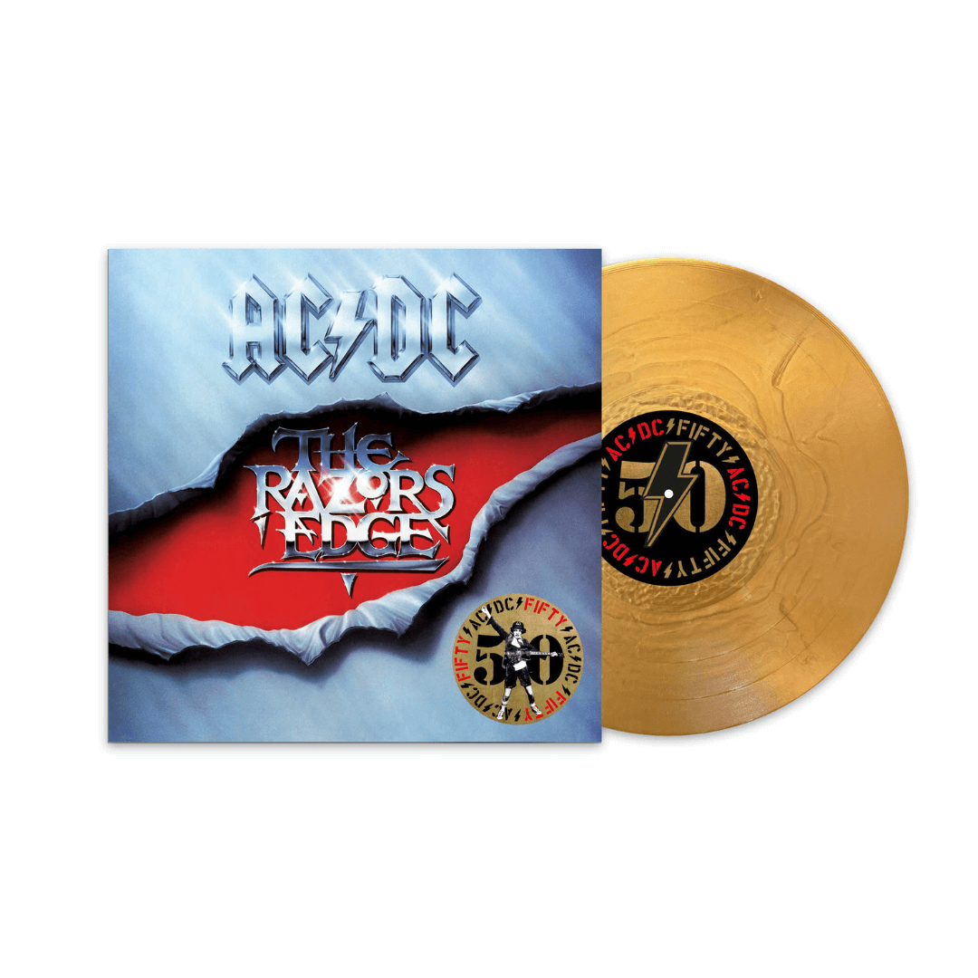 The Razors Edge LP 50 aniversario vinilo dorado AC/DC en SMFSTORE Rock , 50