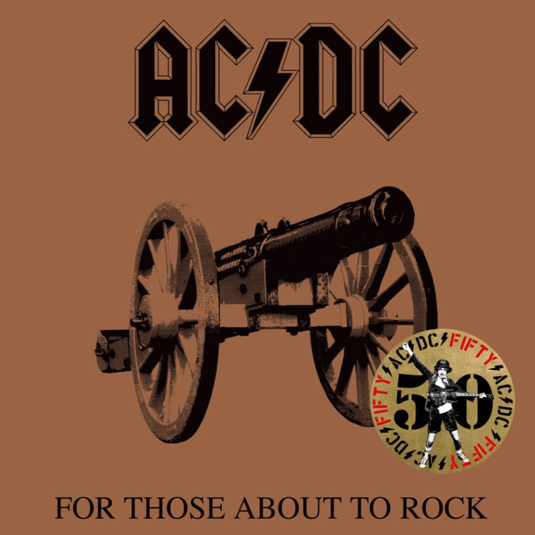For Those About To Rock (We Salute You) LP Edición 50ª Aniversario Vinilo Dorado AC/DC en SMFSTORE Rock Reedición