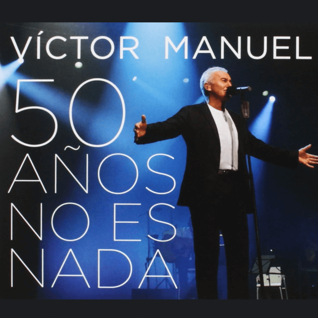 50 años no es nada en Directo Víctor Manuel 2CDs+DVD en SMFSTORE