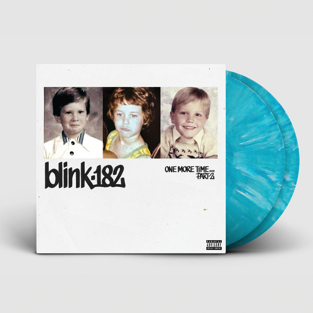 ONE MORE TIME…PART-2 doble vinilo azul Blink-182 en SMFSTORE  alternative, punk rock, 2x Blue Balls Colored Vinyl, deluxe
