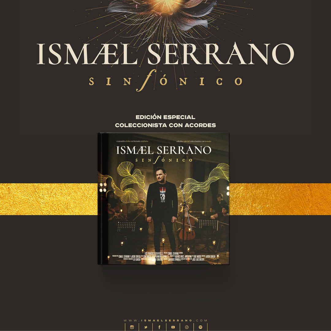 Sinfónico CD Deluxe Edición Firmada y Limitada  Ismael Serrano en SMFSTORE