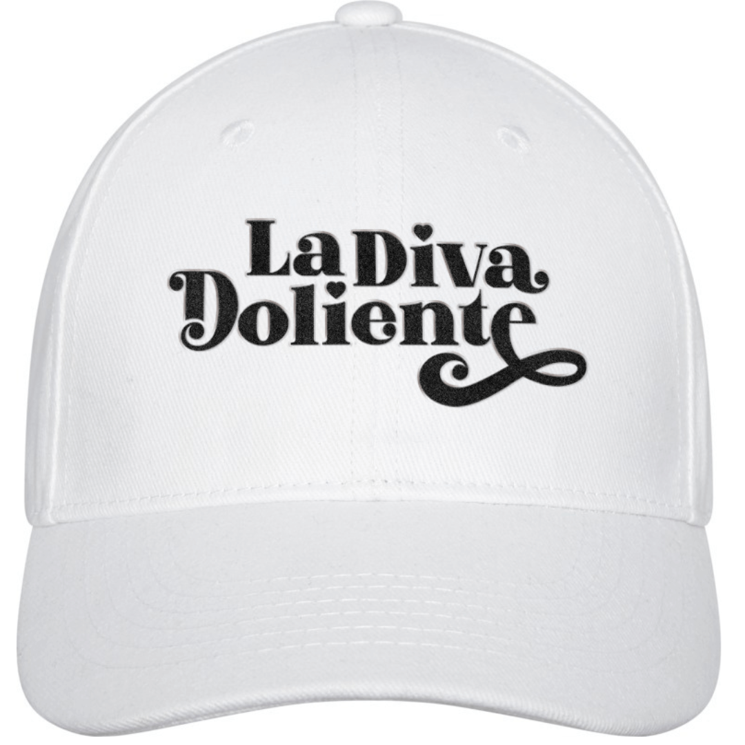 Gorra La Diva Doliente logo negro Ana Mena merch oficial Bellodrama en SMFSTORE