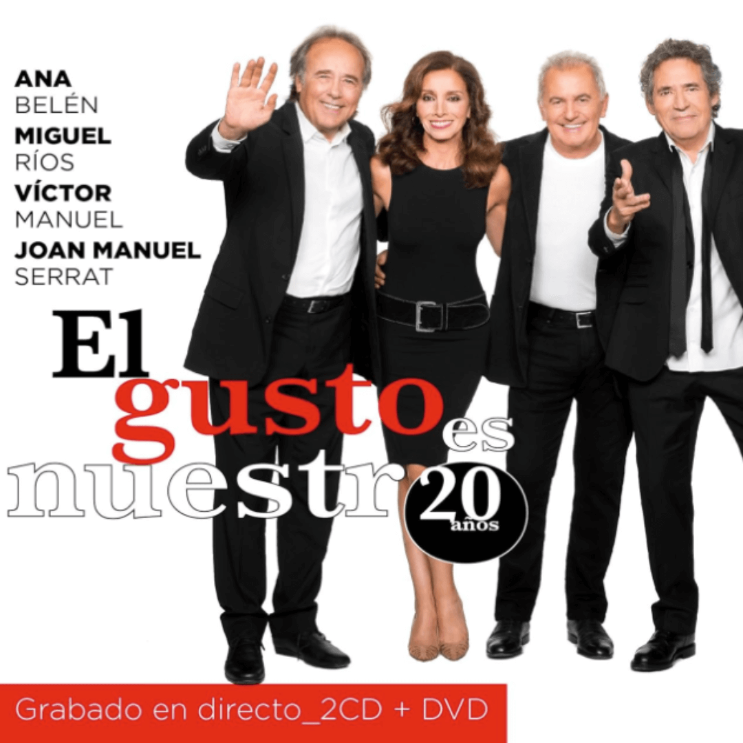 El Gusto es Nuestro 20 años 2CDs+DVD en SMFSTORE