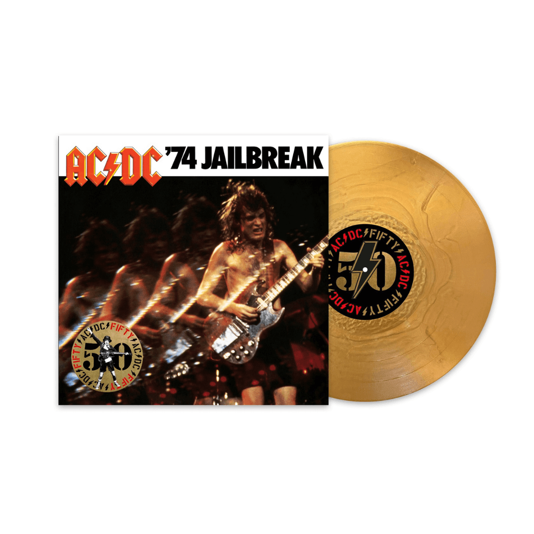 74 Jailbreak  LP Edición 50ª Aniversario Vinilo Dorado AC/DC en SMFSTORE