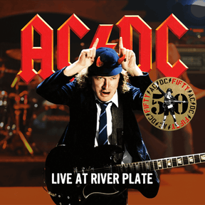 Live At River Plate triple LP Edición 50ª Aniversario Vinilo Dorado en SMFSTORE AC/DC, Live At River Plate, 3 LP, triple vinilo dorado, edición de coleccionista, 50th anniversary, 50 aniversario, rock and roll, heavy metal.