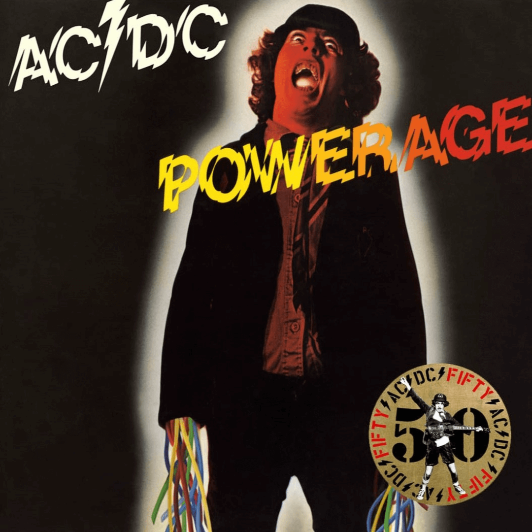 Powerage LP Edición 50 Aniversario Vinilo Dorado AC/DC en SMFSTORE Rock, Reedición