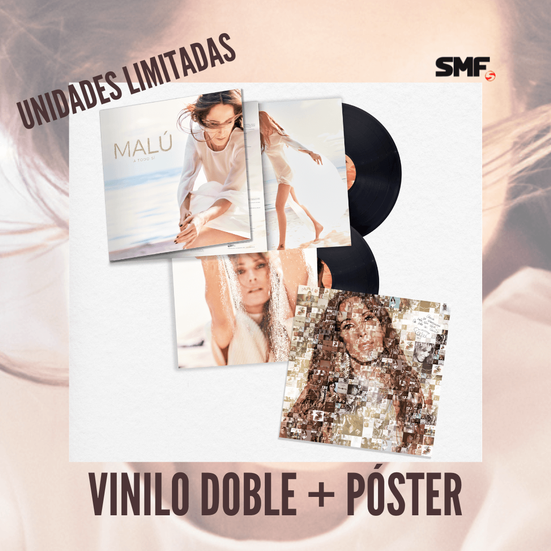 A todo si Vinilo Doble+ póster edición limitada + póster edición limitada Malú en SMFSTORE