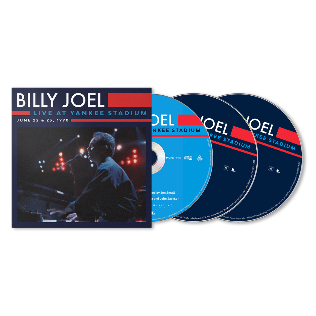 Live At Yankee Stadium 3 CD+ 1 Blu Ray Billy Joel en SMFSTORE Billy, Joel, Stadium, Yankee, live, directo, 1990, piano, concierto