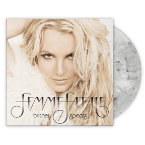 Femme Fatale Vinilo color Gris Mármol en SMFSTORE Britney, Spears, vinilo color,  éxitos, pop, 90s