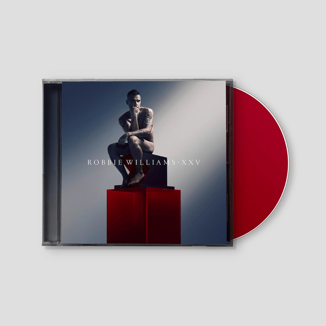 XXV CD portada alternativa Rojo Edición Limitada Robbie Williams en SMFSTORE