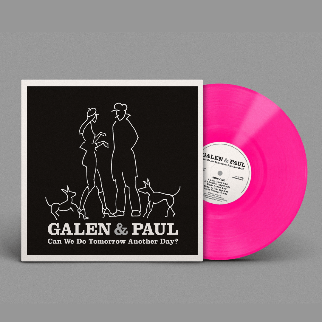 Can we do tomorrow another day? LP color rosa Galen & Paul en SMFSTORE