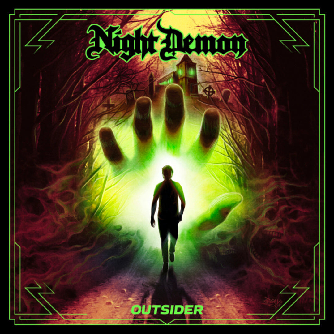 Outsider Transparent Green LP Night Demon en SMFSTORE