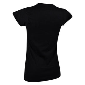 Camiseta negra chica logo