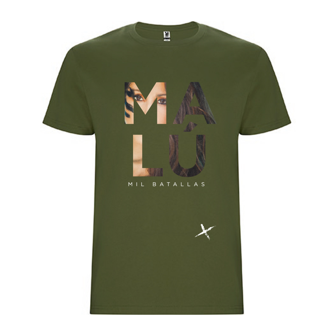 Camiseta unisex Malú verde Malú en SMFSTORE