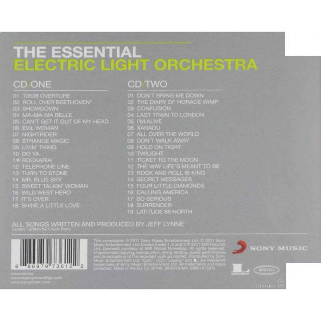 The Essential Electric Light Orchestra  2 CD